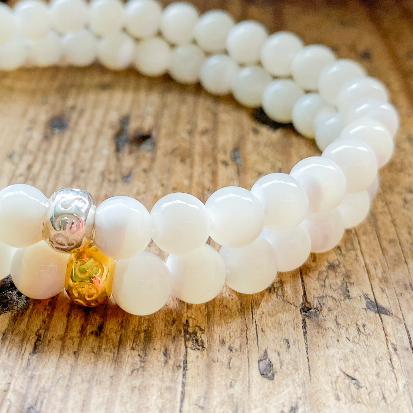 Mother Of Pearl | Nurturing | Gemstone Bracelet