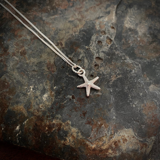 Little Starfish Necklace Silver