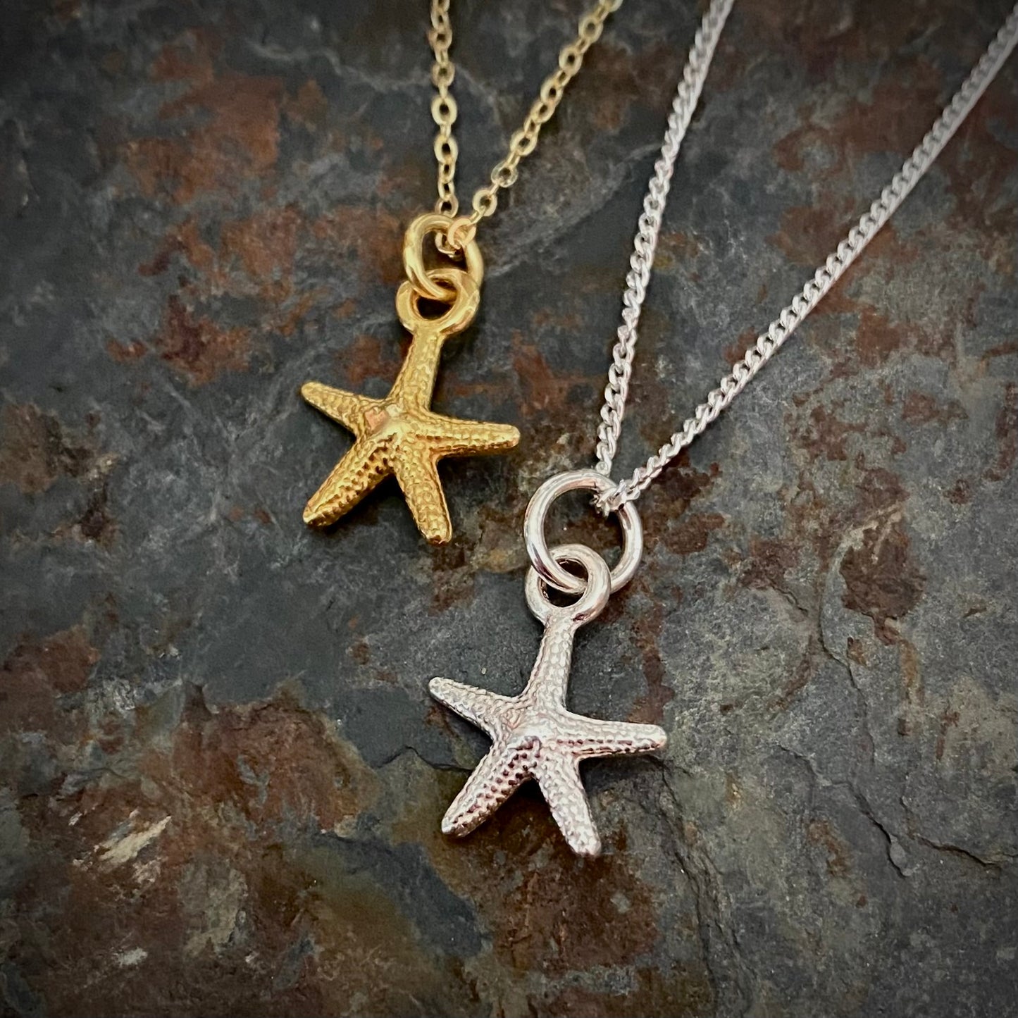 Little Starfish Necklace Silver