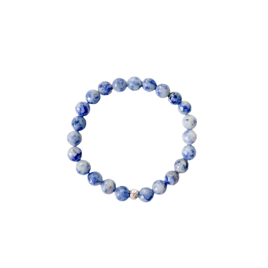 Sodalite | Insight | Gemstone Bracelet (larger bead)