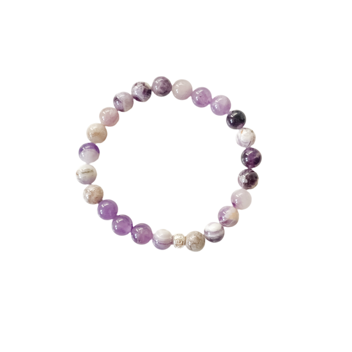 Dogtooth Amethyst | Clarity | Gemstone Bracelet (larger bead)