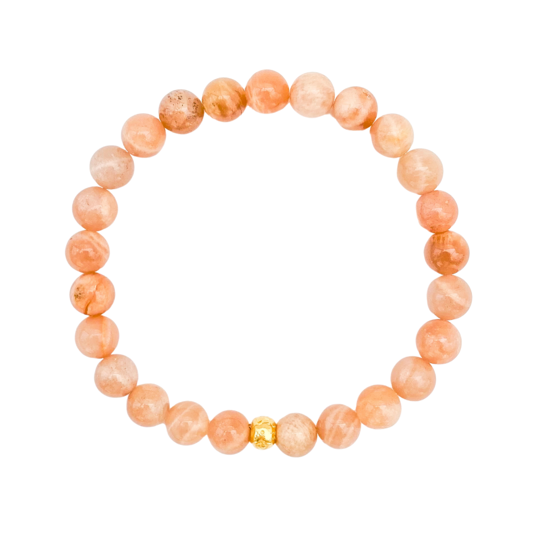 Sunstone | Vitality | Gemstone Bracelet (larger bead)